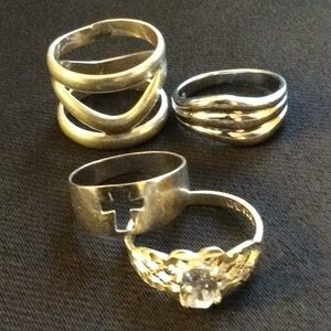 Sterling Silver Ring Collection